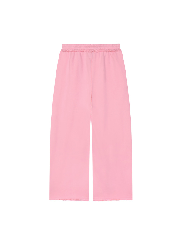 Women’s Wide Leg Raw Edge Sweatpants