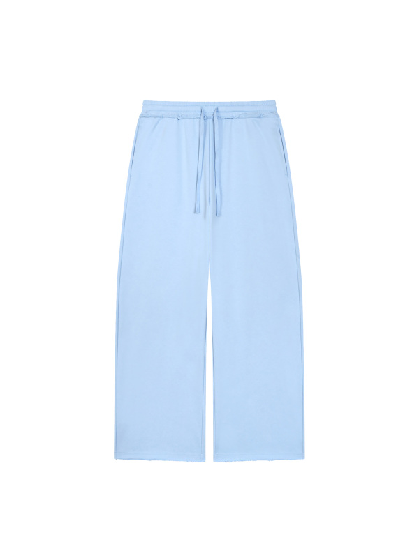 Women’s Wide Leg Raw Edge Sweatpants