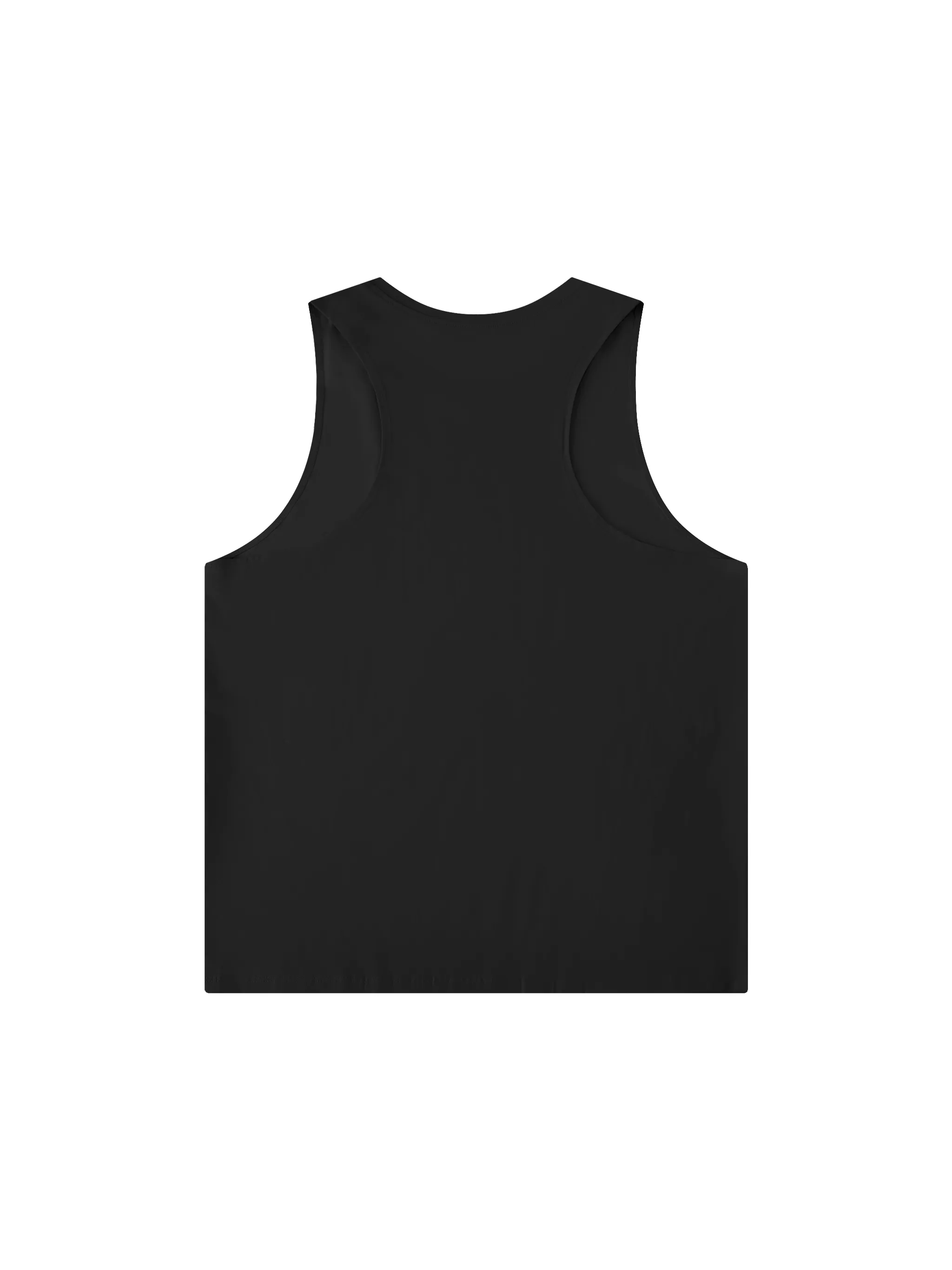 Men's Solid Color Crewneck Tank Top