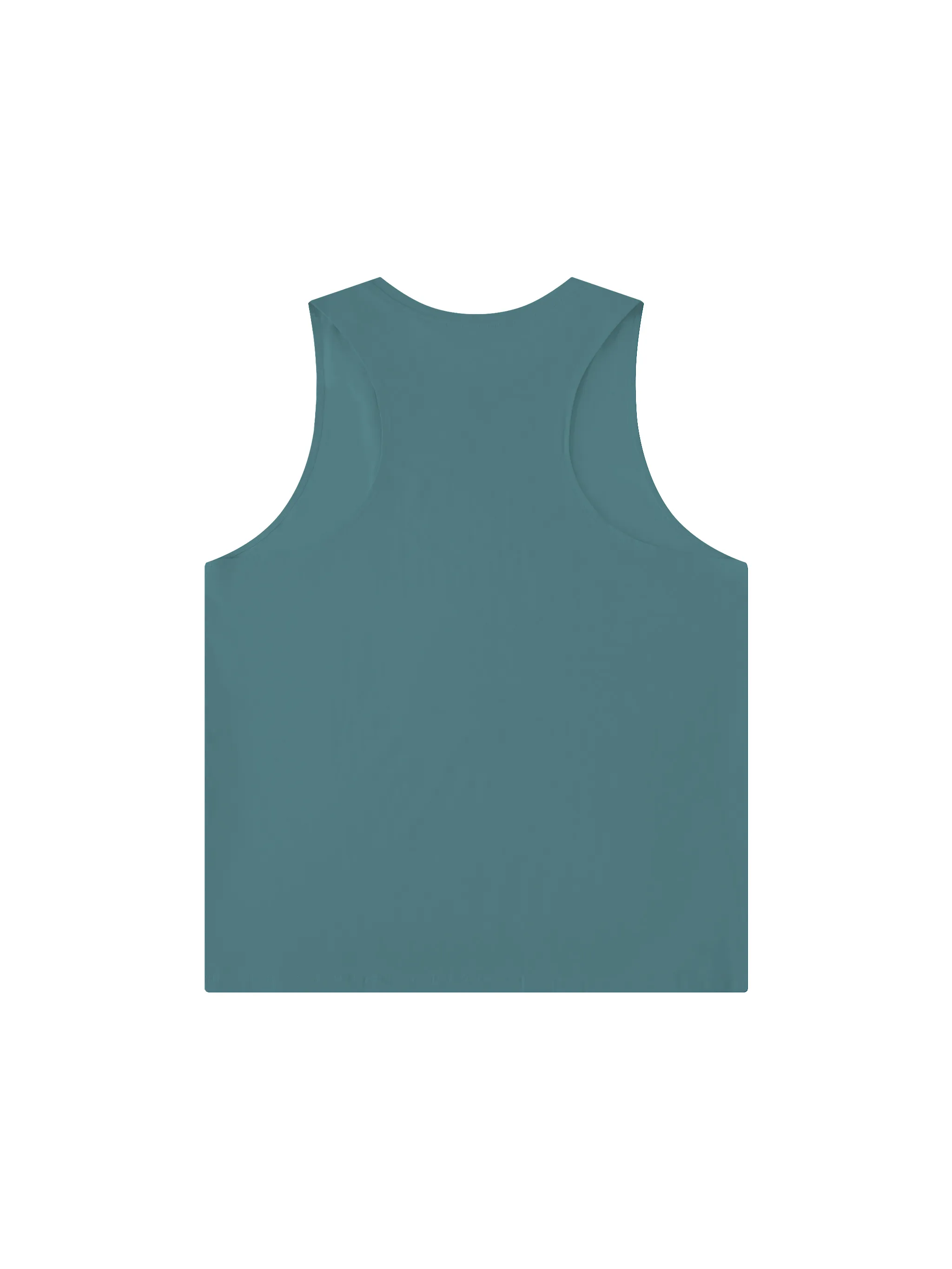 Men's Solid Color Crewneck Tank Top