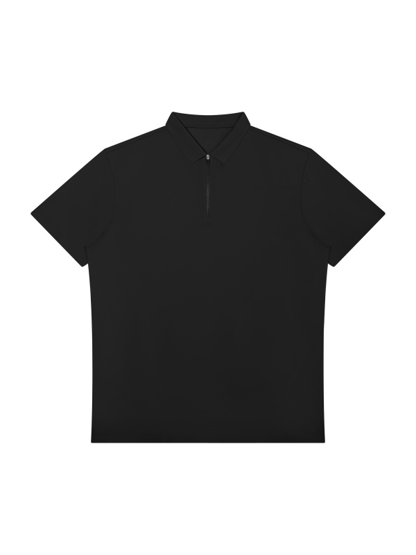 Men's Quarter-Zip Performance Polo Shirt