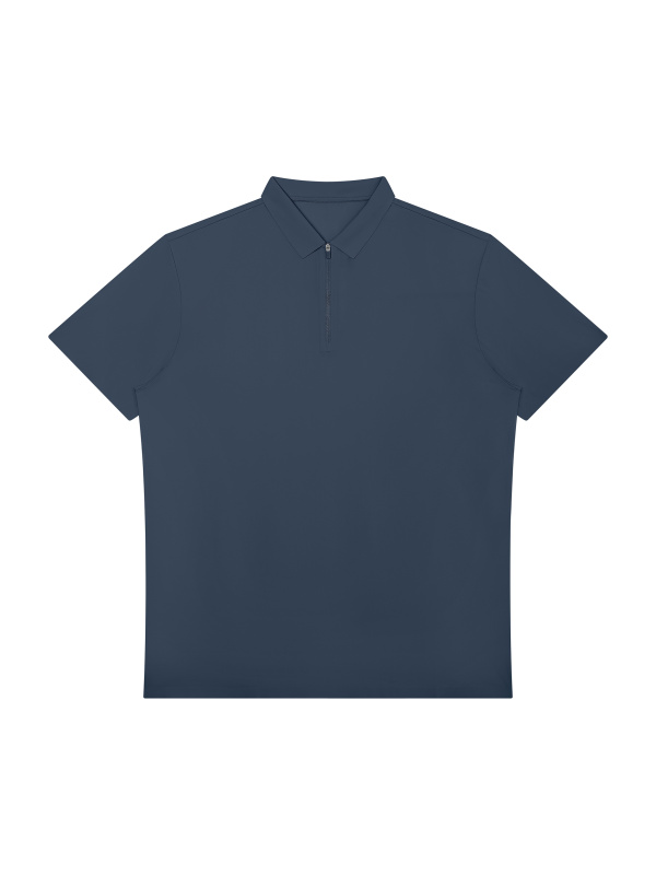 Men's Quarter-Zip Performance Polo Shirt