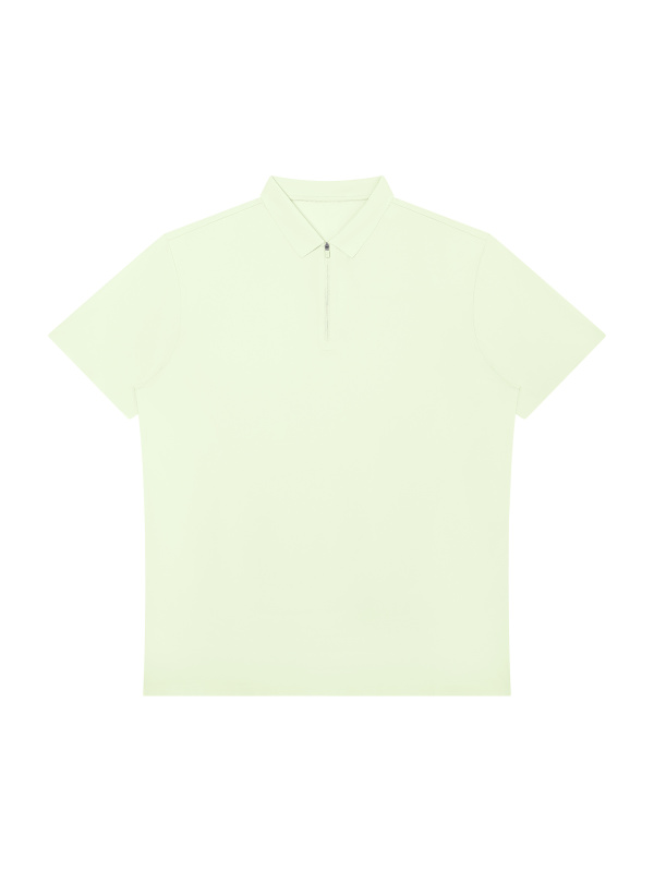 Men's Quarter-Zip Performance Polo Shirt