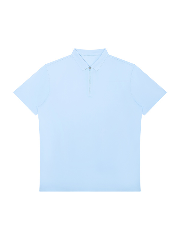 Men's Quarter-Zip Performance Polo Shirt