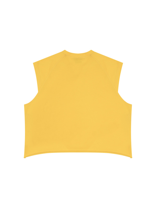 Men’s Boxy Raw Hem Tank Top