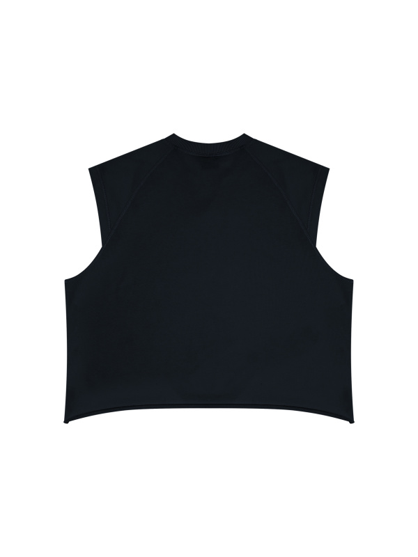 Men’s Boxy Raw Hem Tank Top