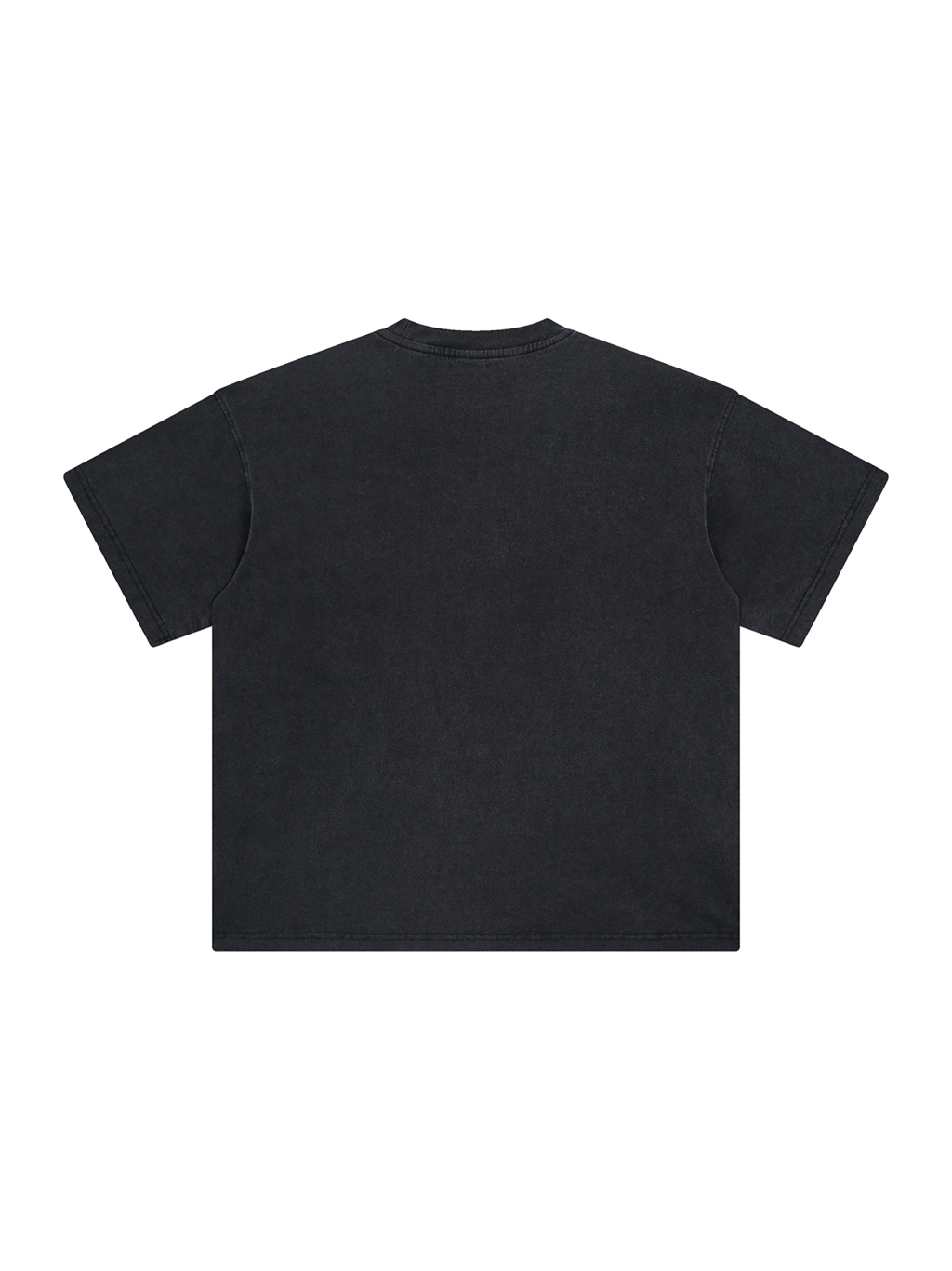 Streetwear Unisex Drop Shoulder Stone Wash T-Shirt - Print on Demand | HugePOD-2