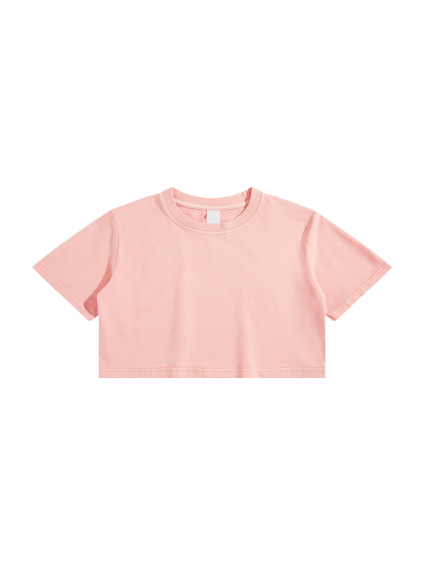 Streetwear Women's Washed Crop Top