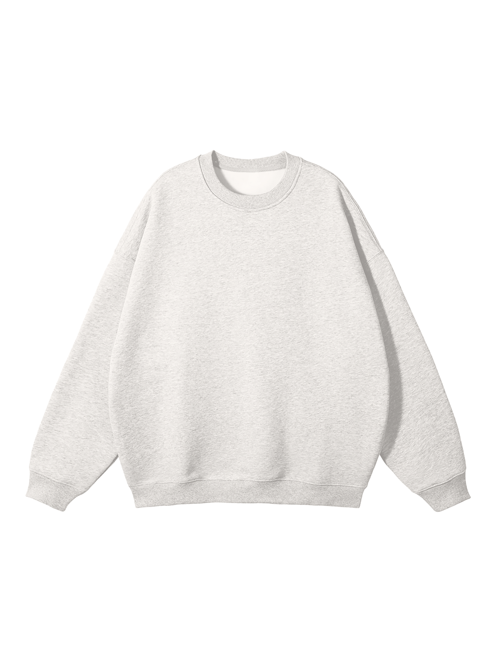 Streetwear Unisex Solid Color Fleece Pullover - Thumbnail Image