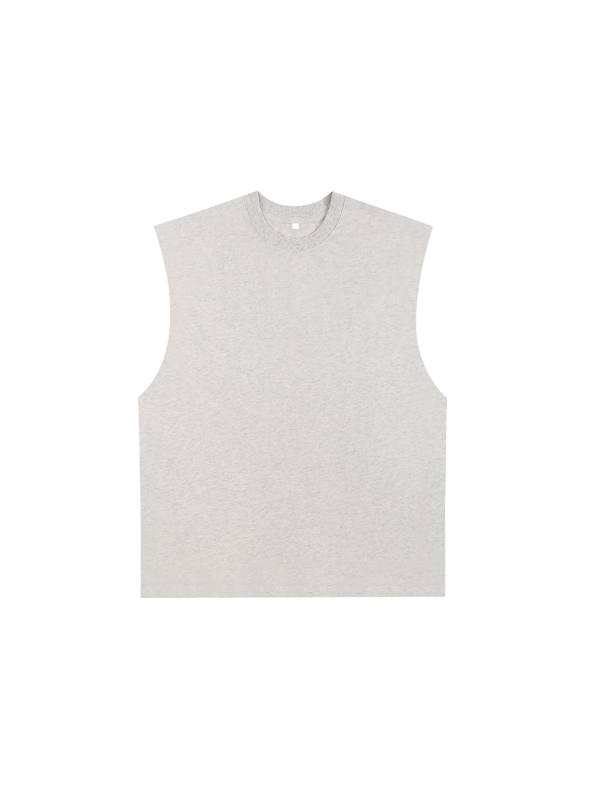 Raw Edge Cotton Tank Top