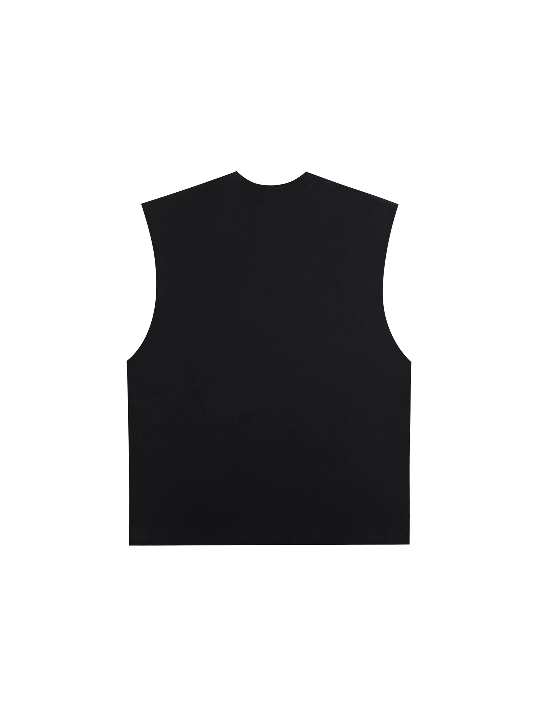 Raw Edge Cotton Tank Top