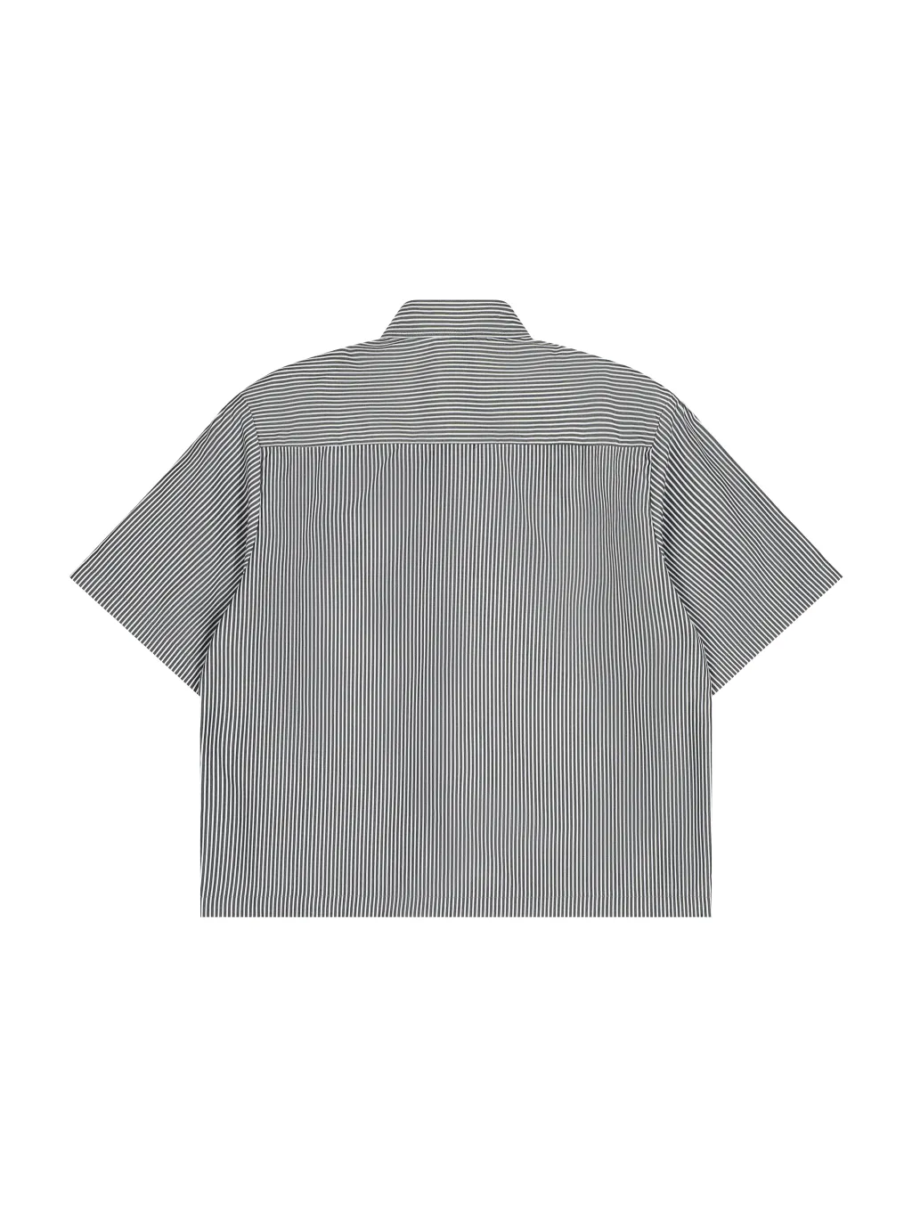 Oversized Vertical Stripe Boxy Shirt