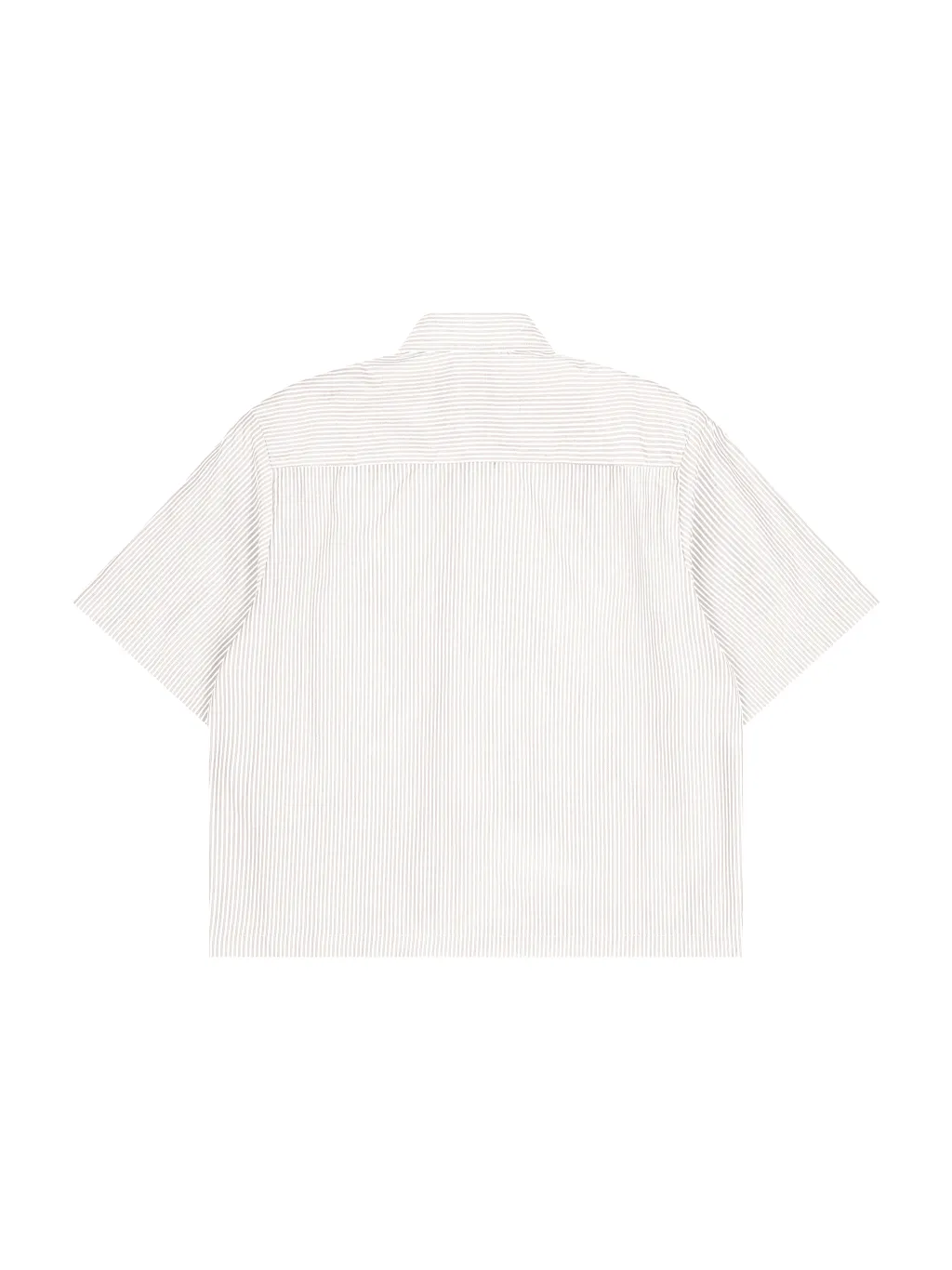 Oversized Vertical Stripe Boxy Shirt