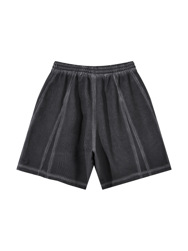 Unisex Vintage Wash Mesh Shorts