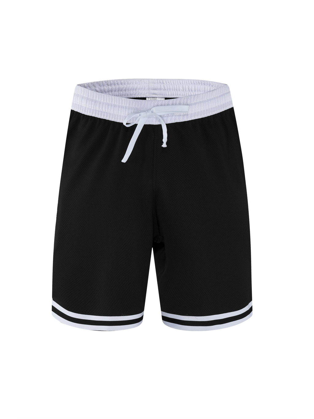 Classic Stripe Trim Zip Pocket Basketball Shorts - 160 GSM - Thumbnail Image