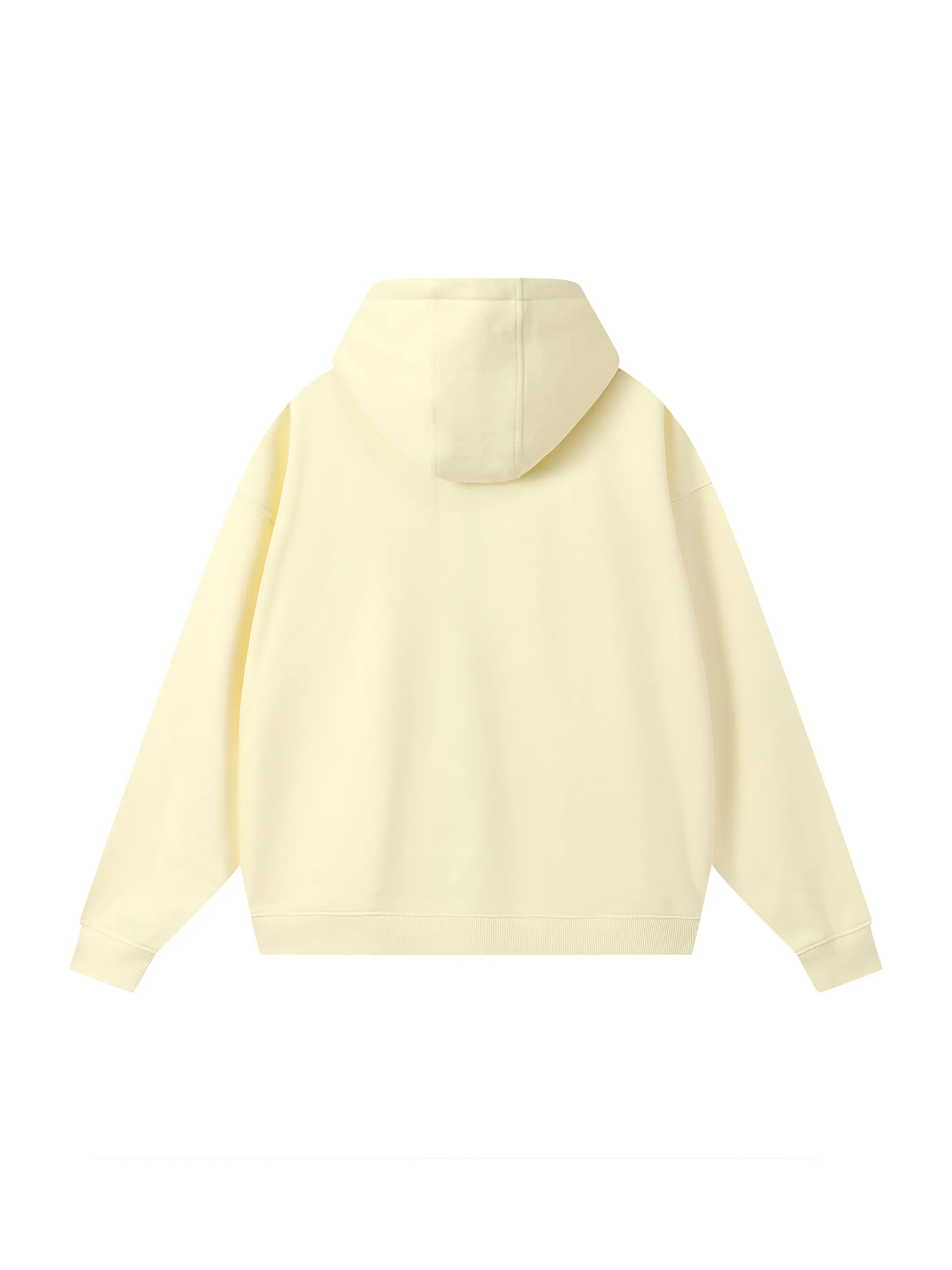 Drop-Shoulder Zip Up Hoodie