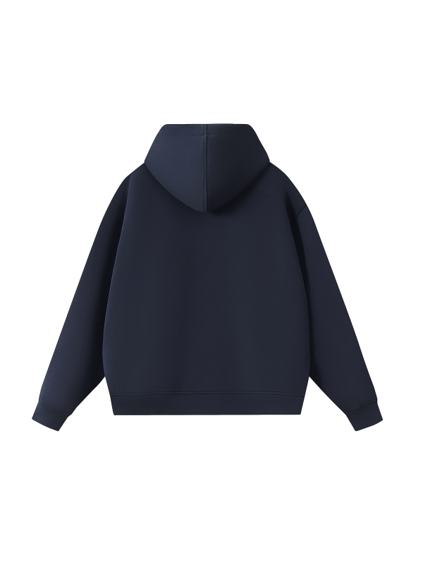 Essential Heavyweight High Neck  Zip-Up Hoodie