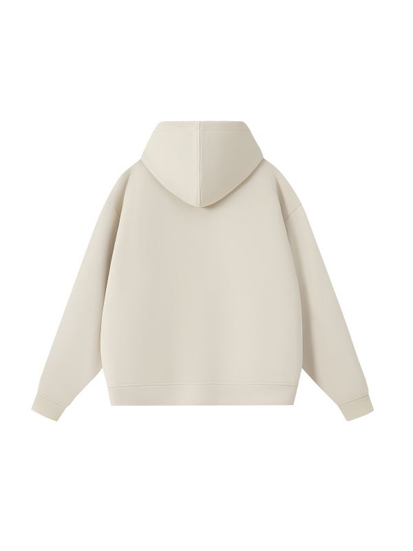 Essential Heavyweight High Neck  Zip-Up Hoodie