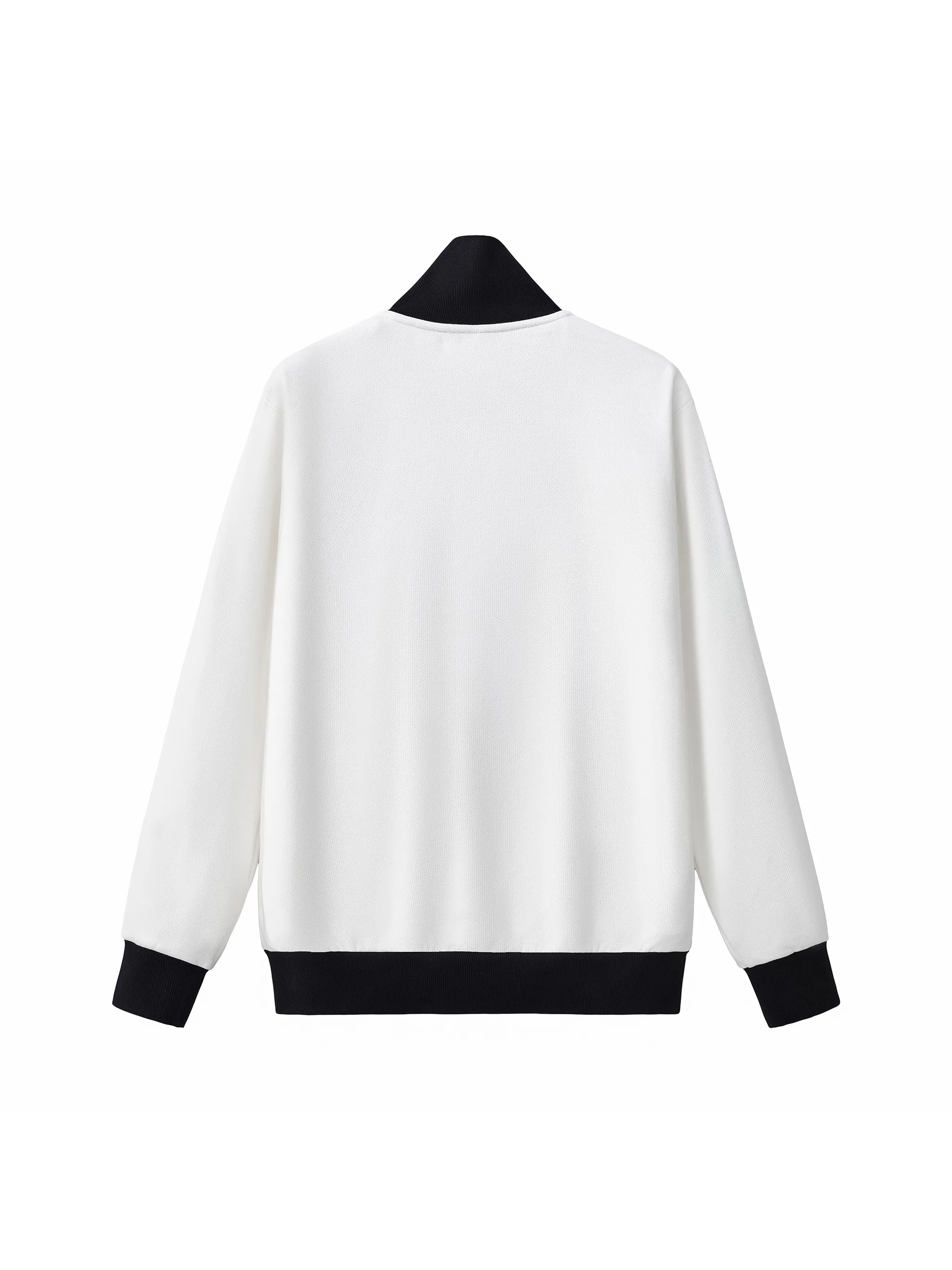 Contrast Side Stripe Fleece Track Jacket