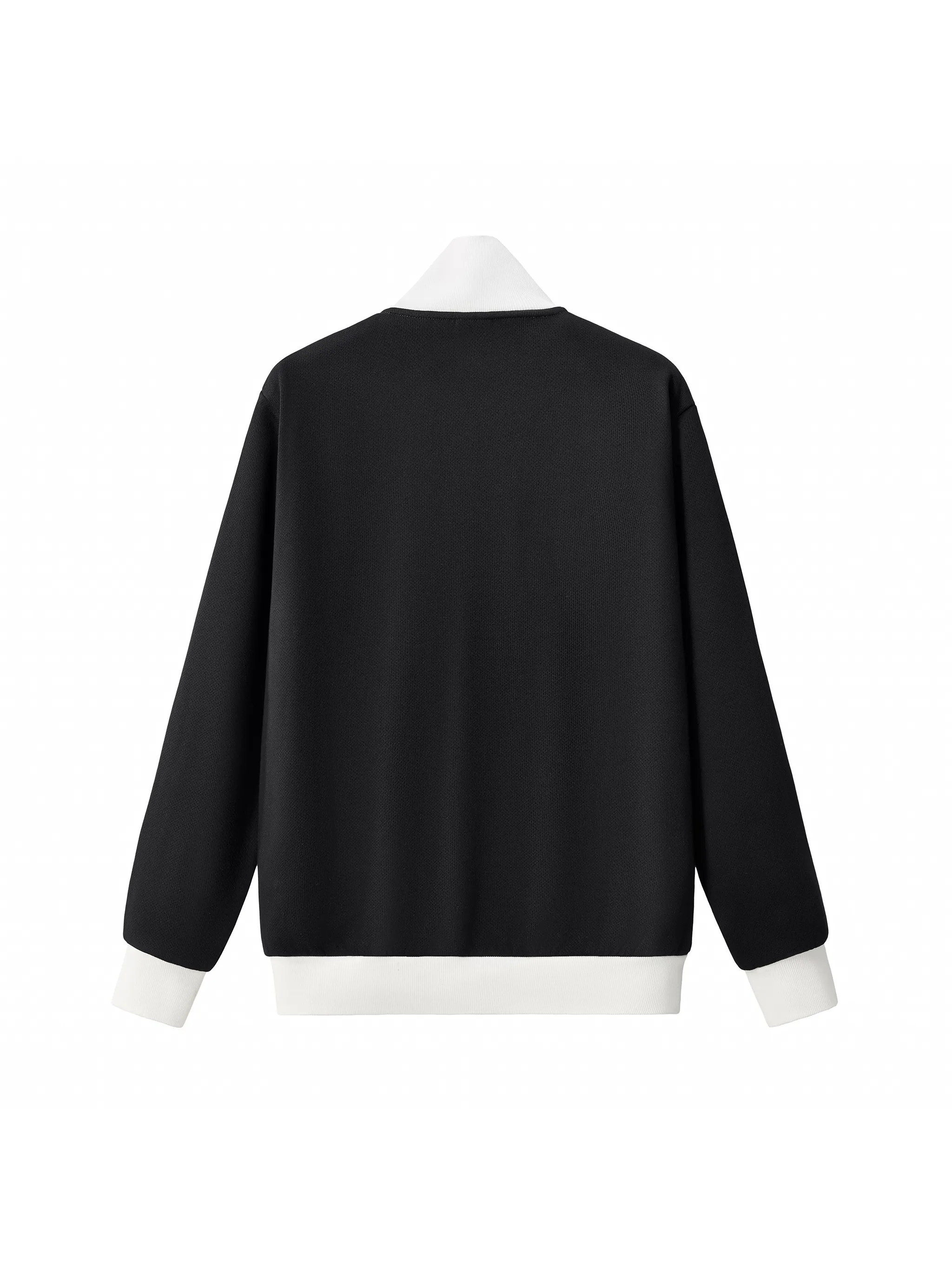 Contrast Side Stripe Fleece Track Jacket