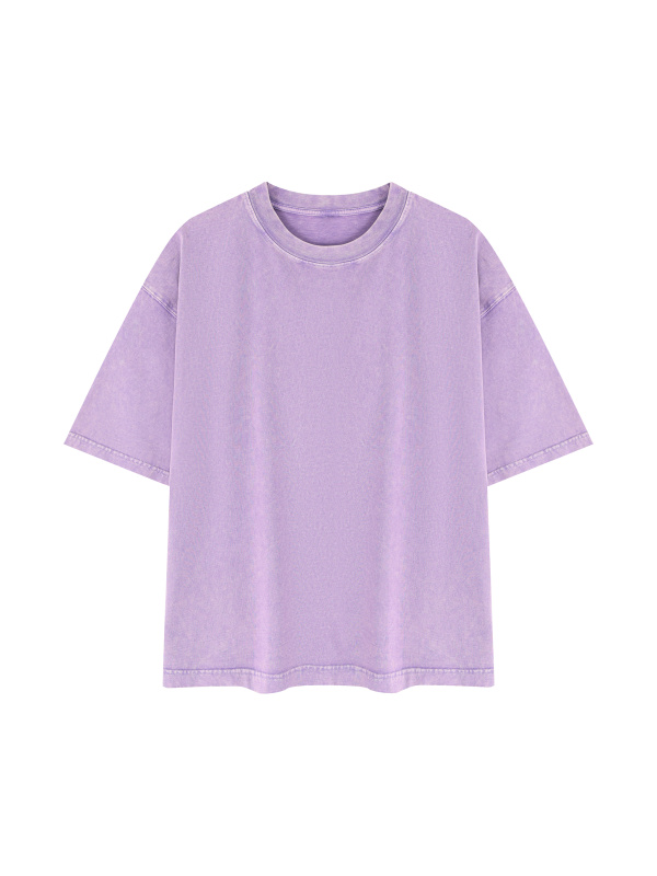 Mineral Wash Boxy Cotton T-Shirt