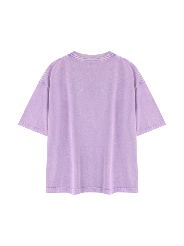 Mineral Wash Boxy Cotton T-Shirt