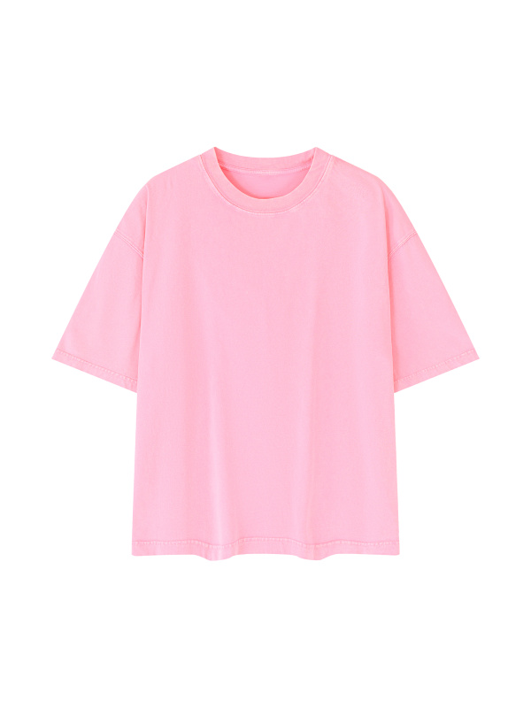 Mineral Wash Boxy Cotton T-Shirt
