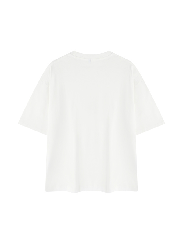 Mineral Wash Boxy Cotton T-Shirt