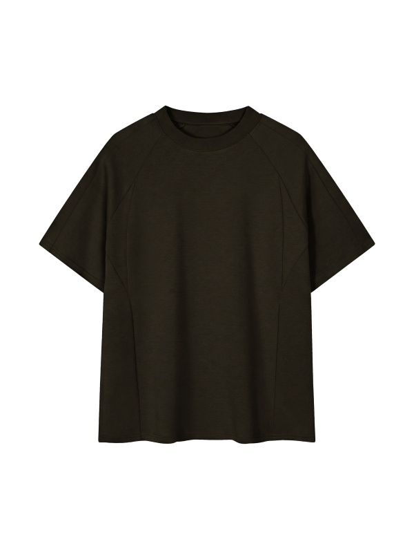 Unisex Oversized Paneled Raglan T-Shirt