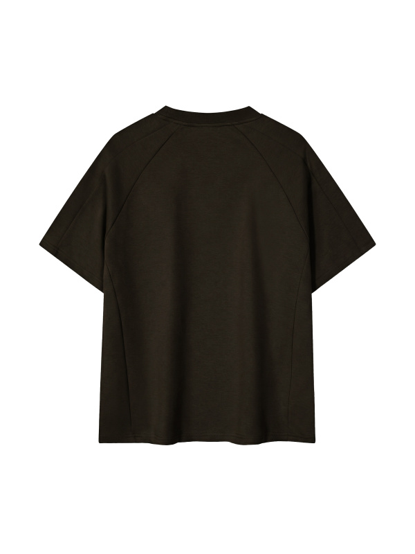 Unisex Oversized Paneled Raglan T-Shirt