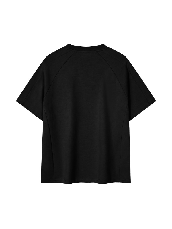Unisex Oversized Paneled Raglan T-Shirt