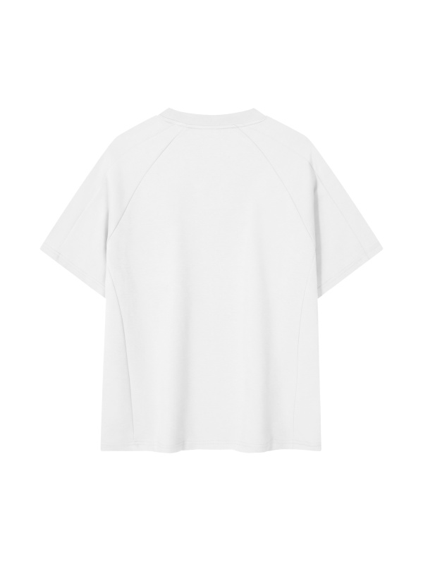 Unisex Oversized Paneled Raglan T-Shirt