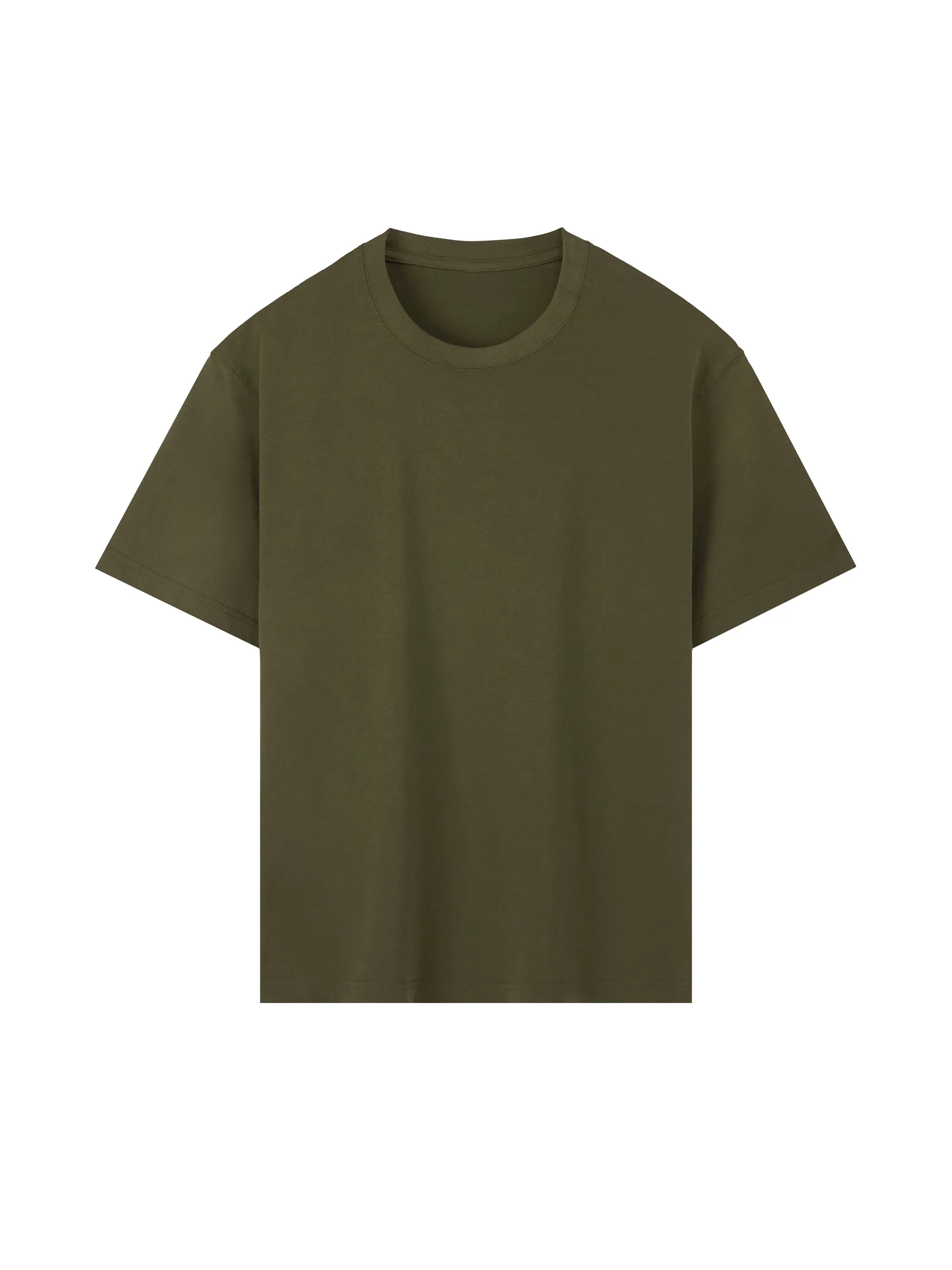 Heavyweight Drop Shoulder Cotton T-Shirt