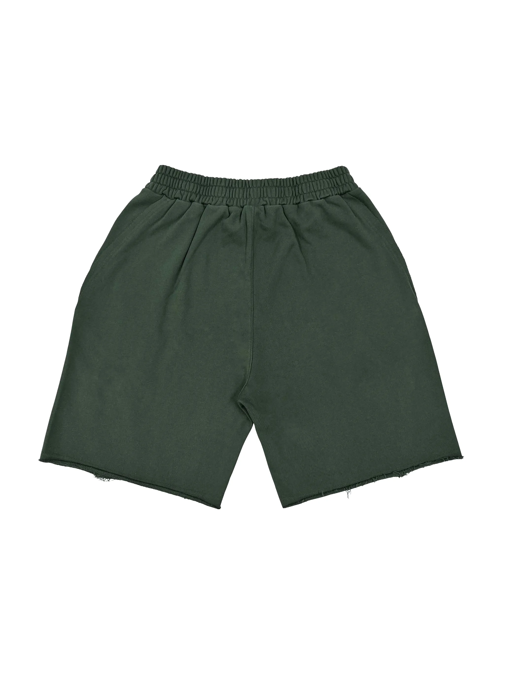 Vintage Washed Tiger Stripes Short Pants
