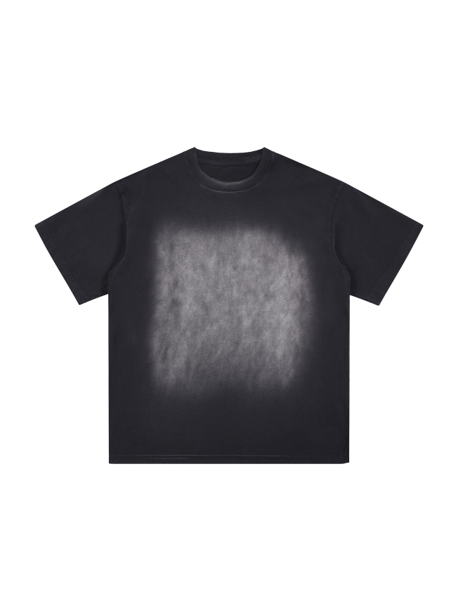 Square Patch Monkey Washed T-Shirt