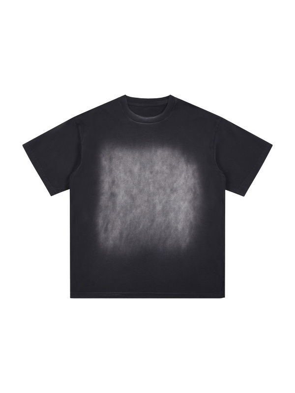 Square Patch Monkey Washed T-Shirt