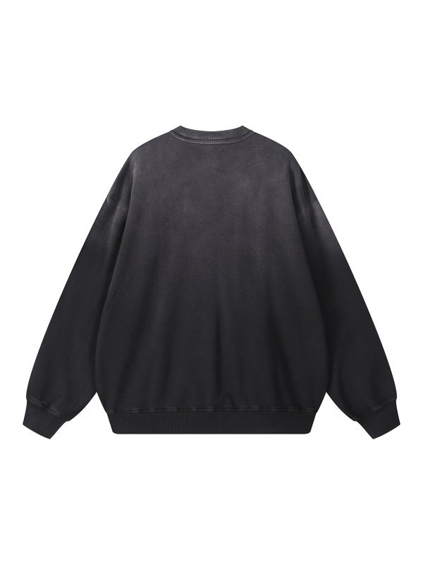 Sunfade Drop-Shoulder Cotton Sweatshirt