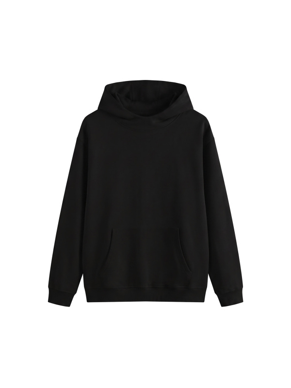 Fleeced High Neck Hoodie