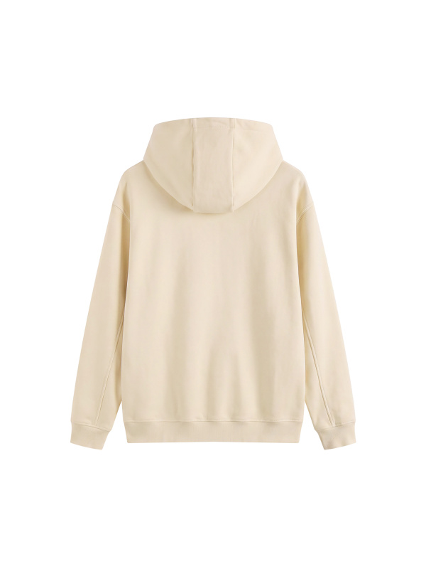 Fleeced High Neck Hoodie