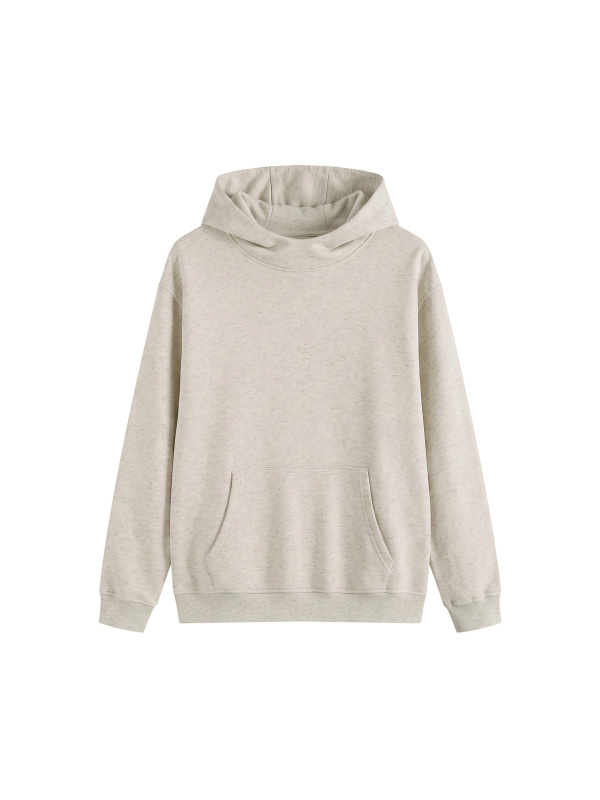 Fleeced High Neck Hoodie