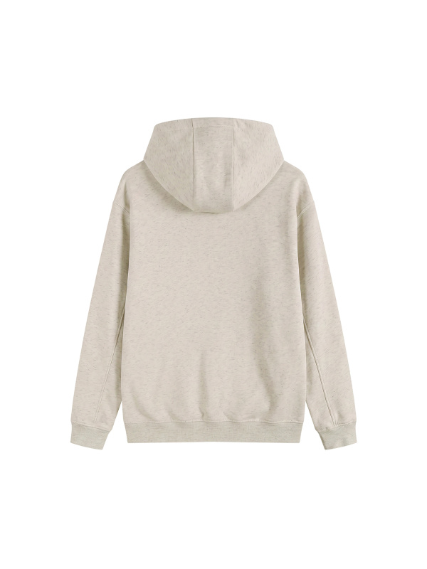 Fleeced High Neck Hoodie