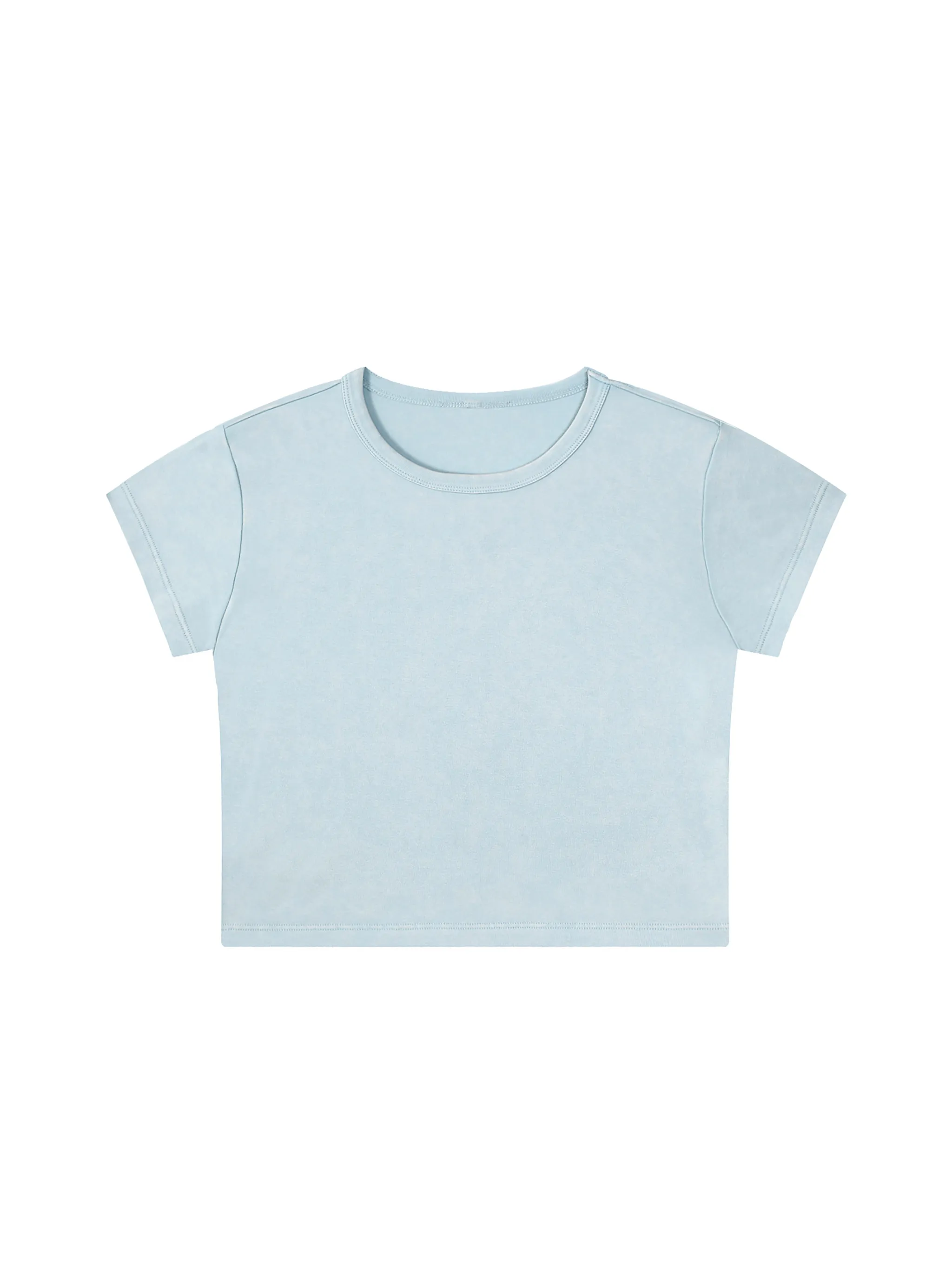 Snow Washed Crop Top