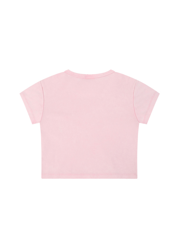 Snow Washed Crop Top