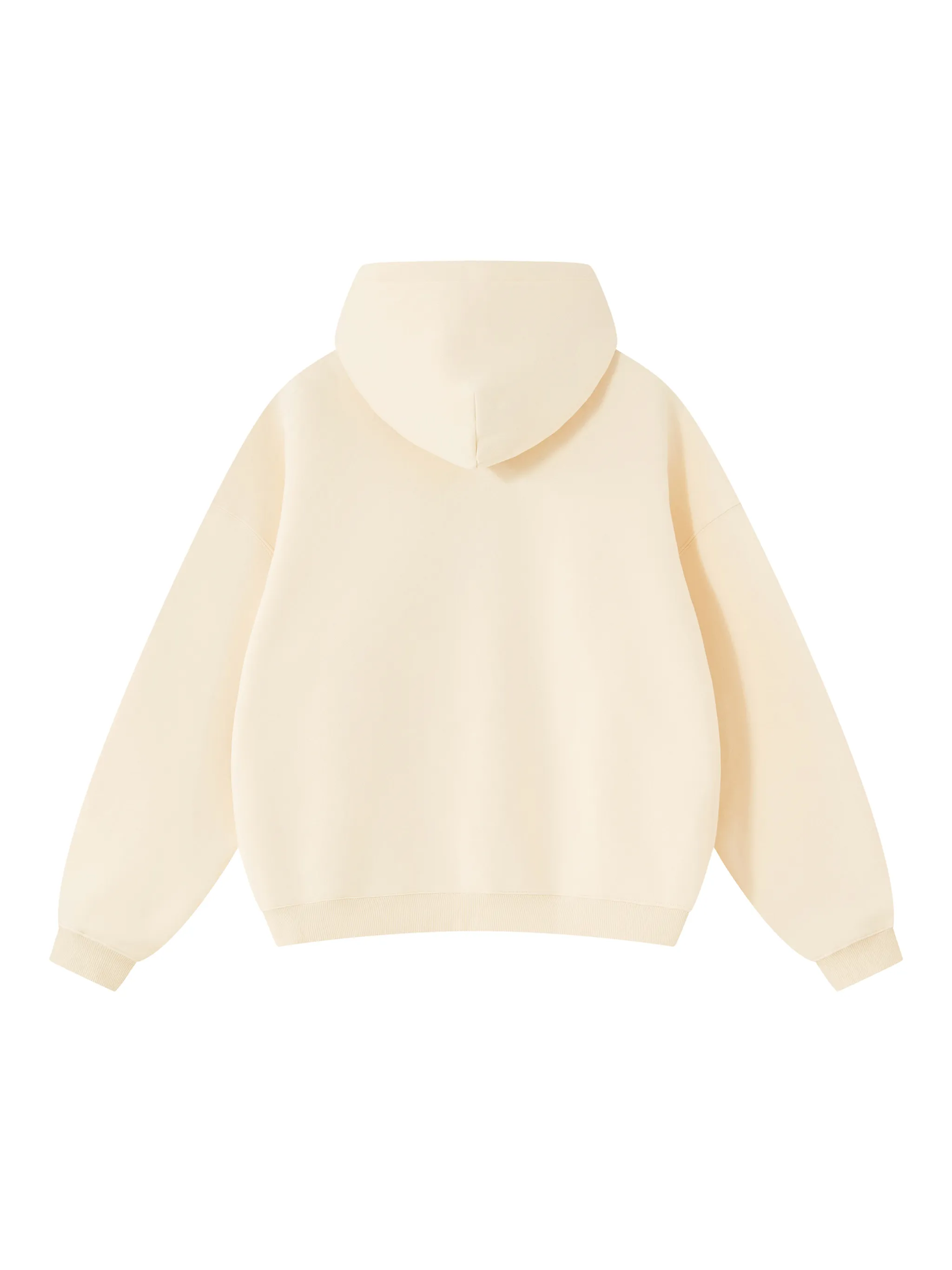 Essential Oversized Boxy Fit Fleece Hoodie