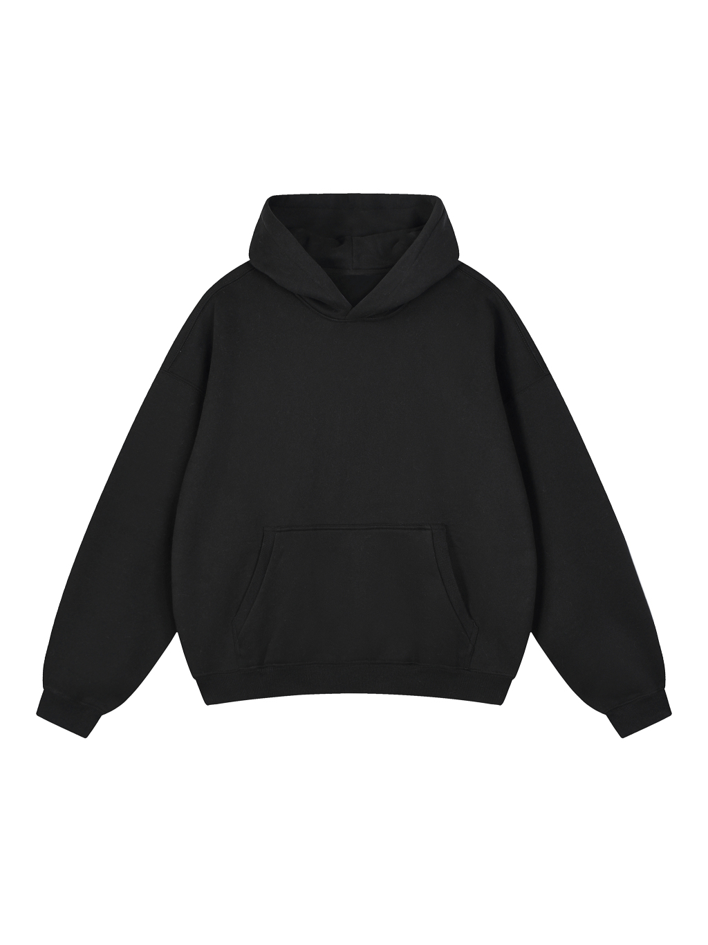 Essential Oversized Boxy Fit Fleece Hoodie