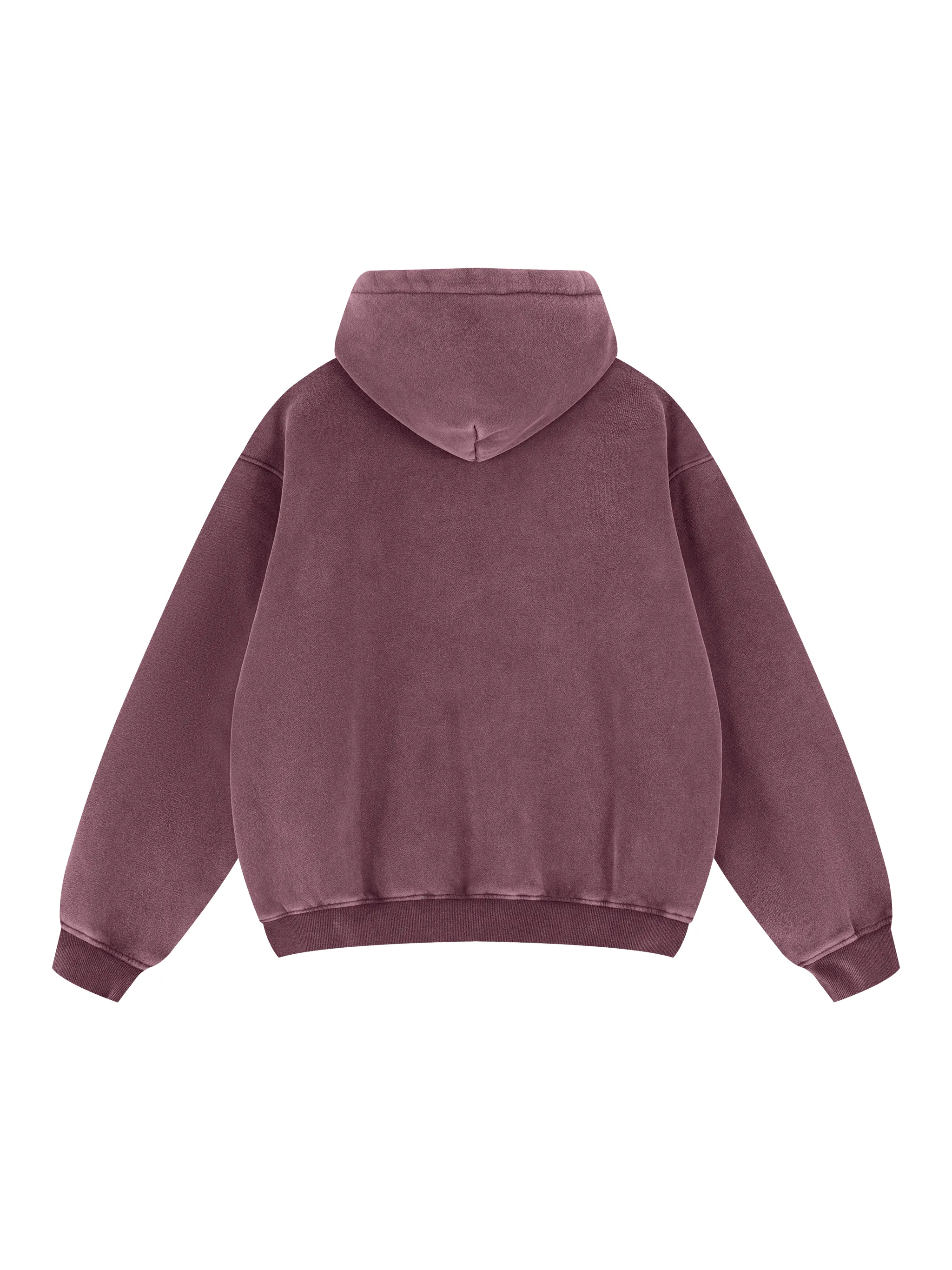 Snow Wash Fleece Oversize Hoodie