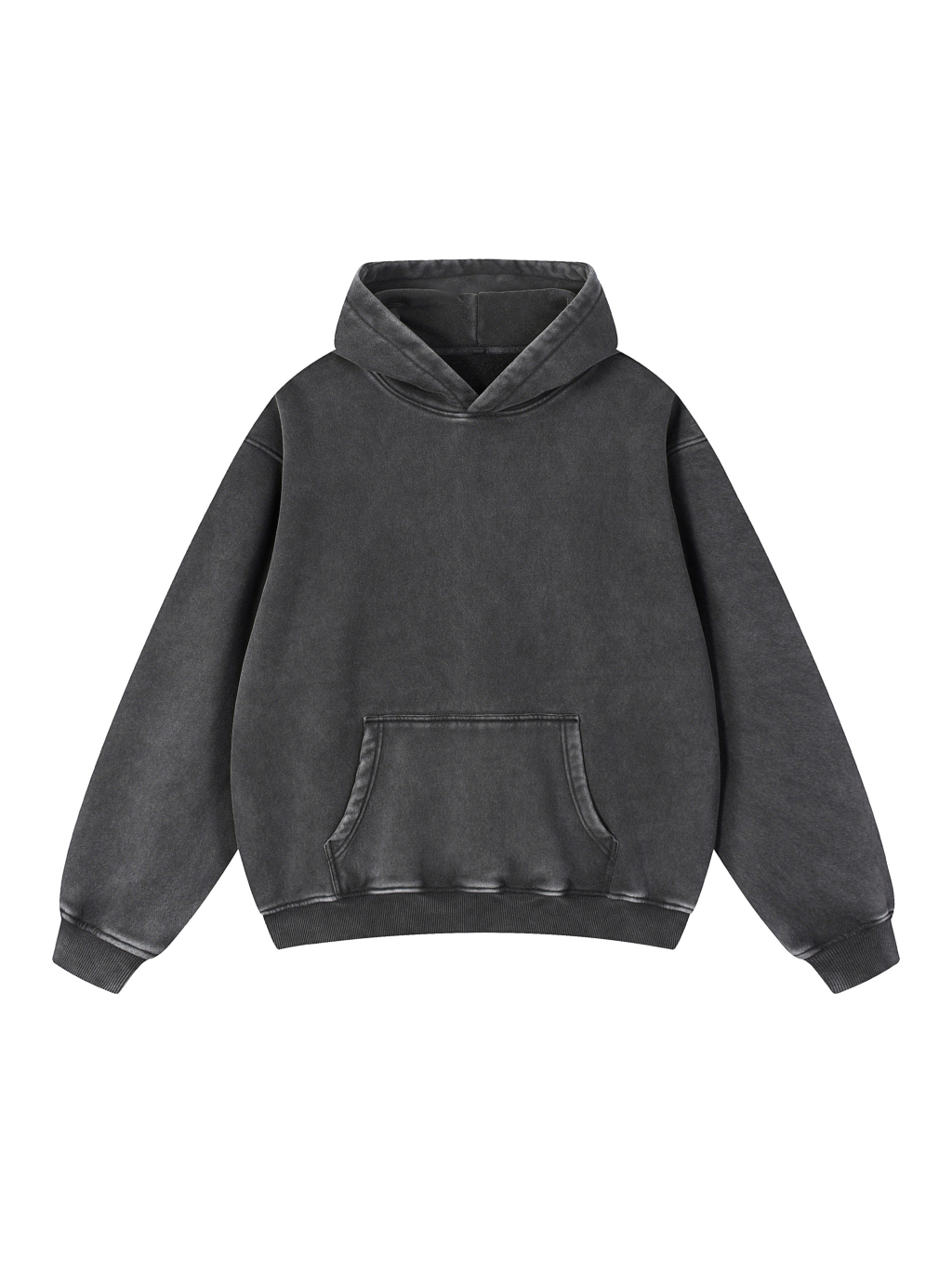 Snow Wash Fleece Oversize Hoodie