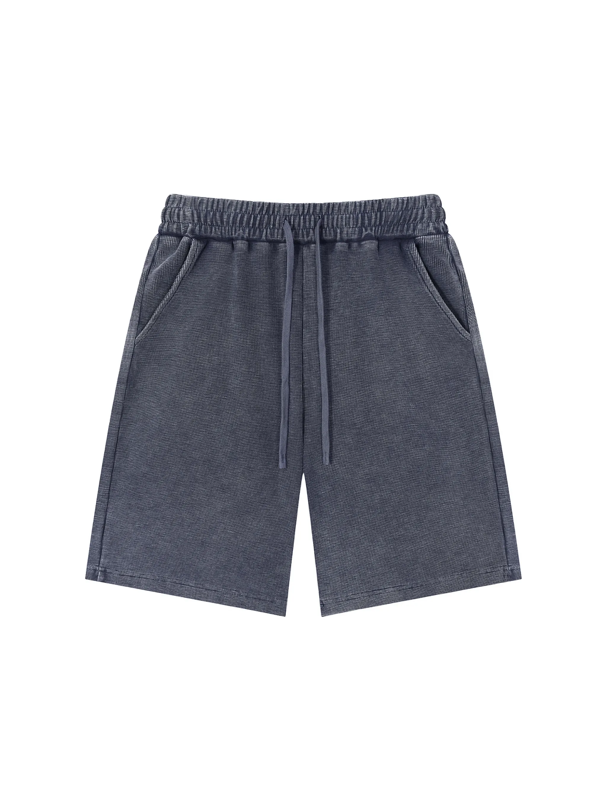 Mineral Wash Waffle Knit Shorts