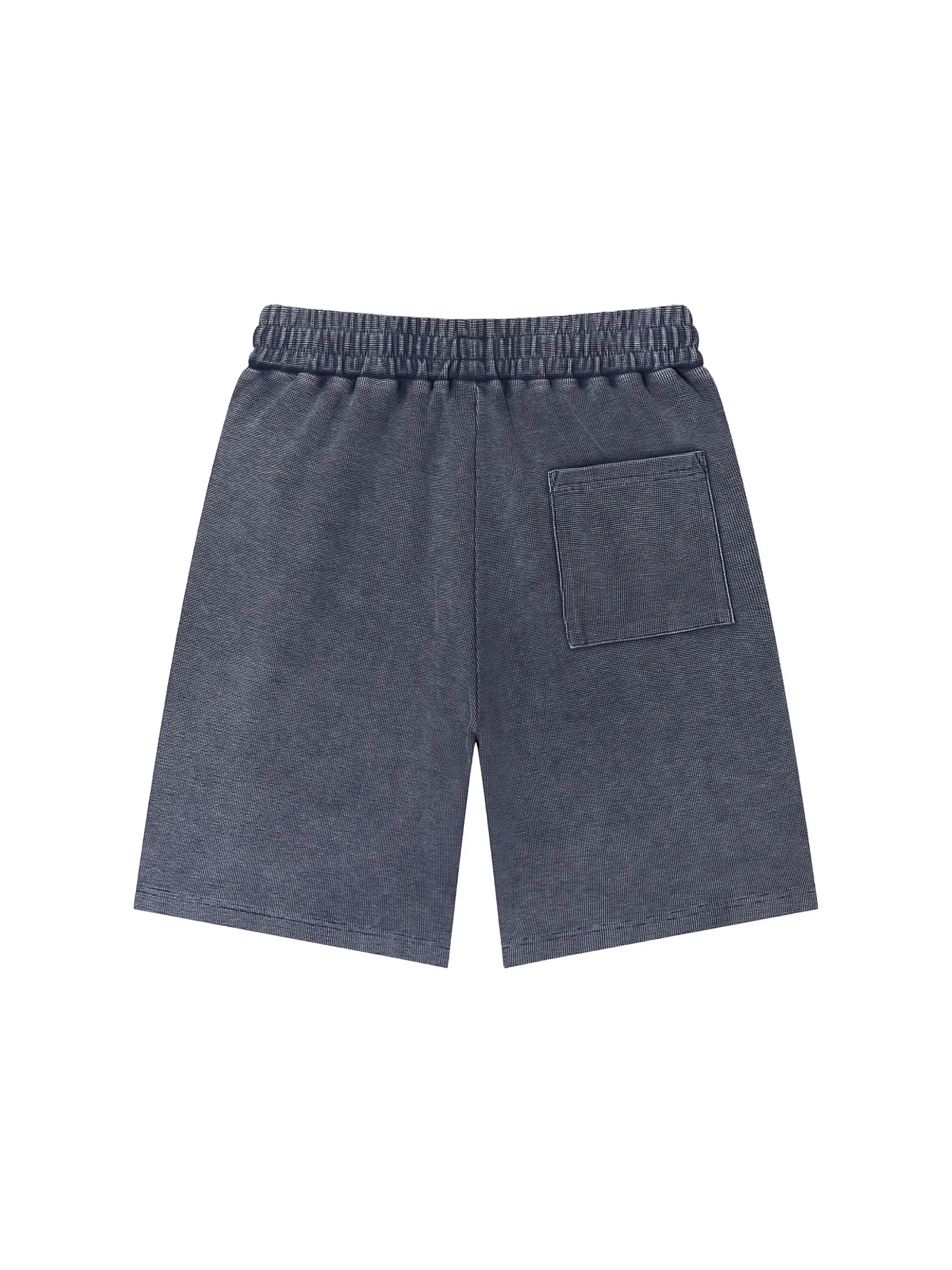 Mineral Wash Waffle Knit Shorts