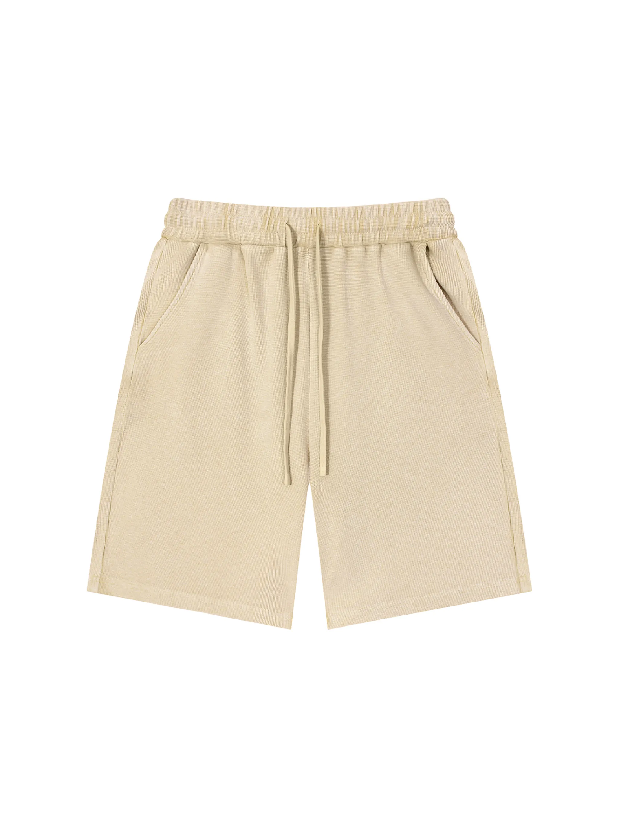 Mineral Wash Waffle Knit Shorts